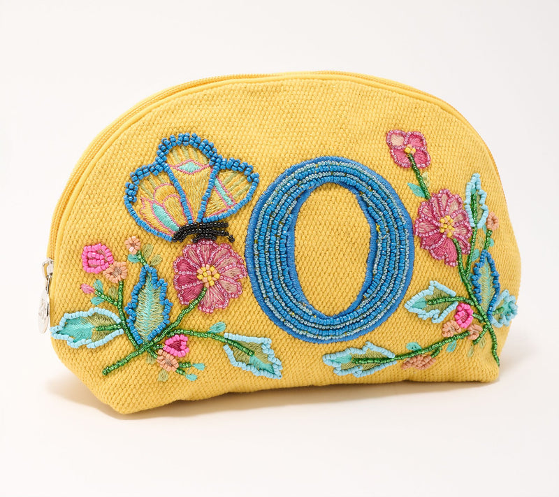 America & Beyond Embellished & Beaded Initial Pouch — View 44