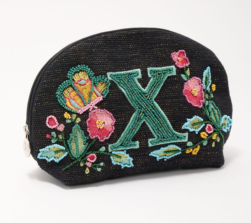 America & Beyond Embellished & Beaded Initial Pouch — View 53