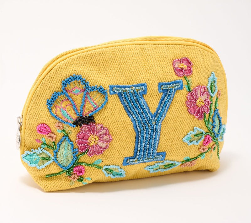America & Beyond Embellished & Beaded Initial Pouch — View 54