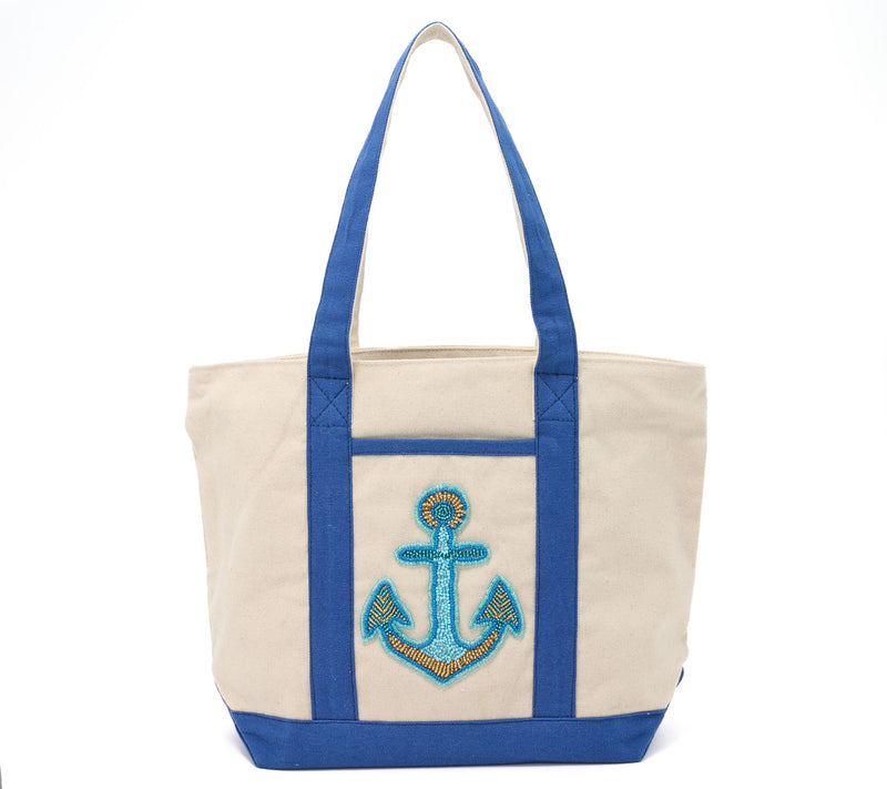 America & Beyond Icon Zip-Top Canvas Tote — View 7