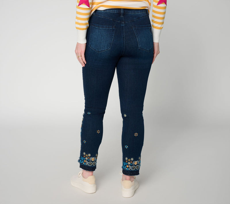 Felt Denim by Laurie Felt Regular Daisy Denim Slim Leg Jean — View 3