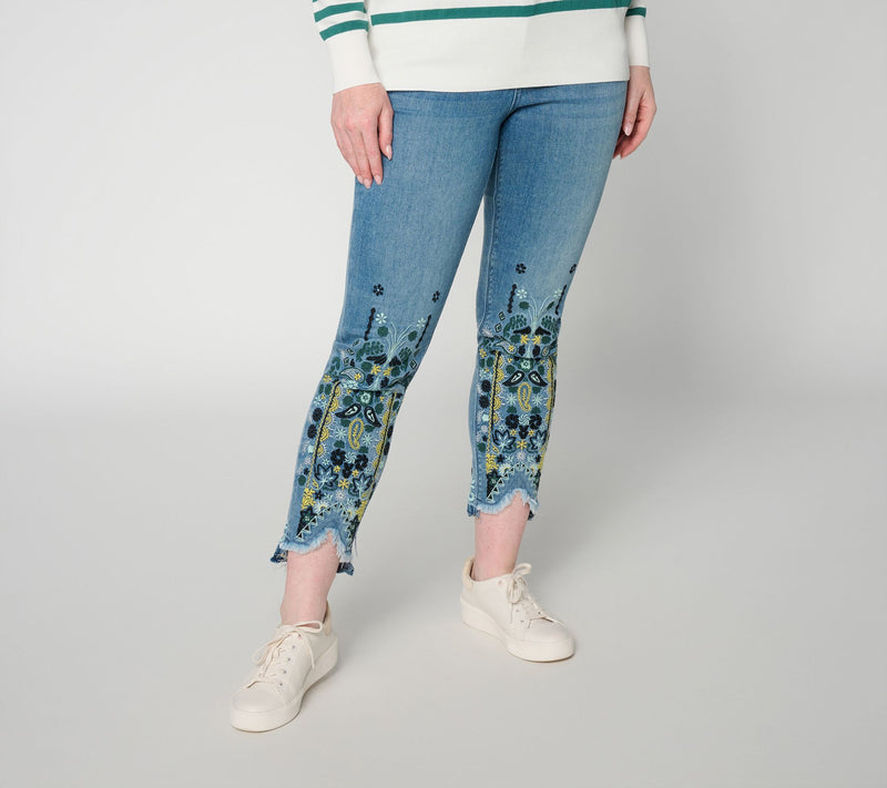 Felt Denim by Laurie Felt Regular Daisy Denim Slim Leg Jean — View 8