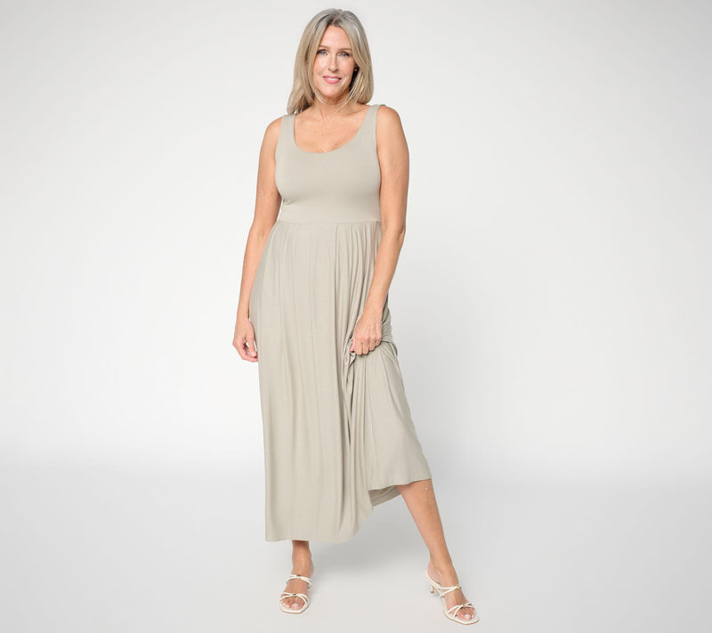 Felt Denim by Laurie Felt Pet Everyday Maxi Length Tank Top Dress — View 9