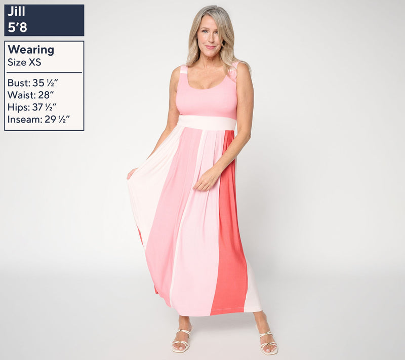 Felt Denim by Laurie Felt Pet Everyday Maxi Length Tank Top Dress — View 3