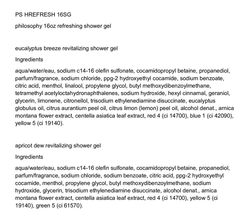philosophy 16oz refreshing shower gel — View 2