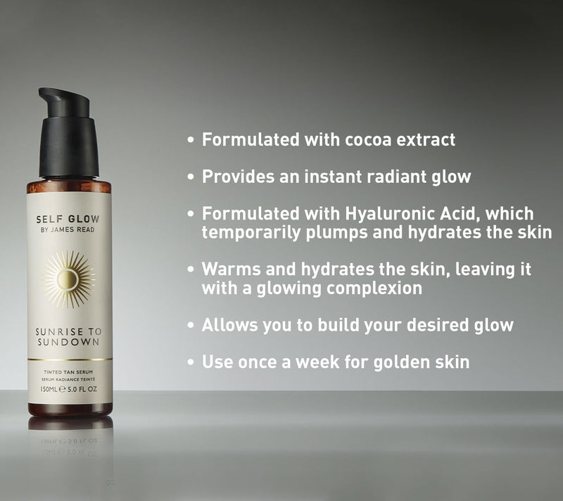 Self Glow by James Read Sunrise to Sundown Tanning Serum w/ Mitt — View 7