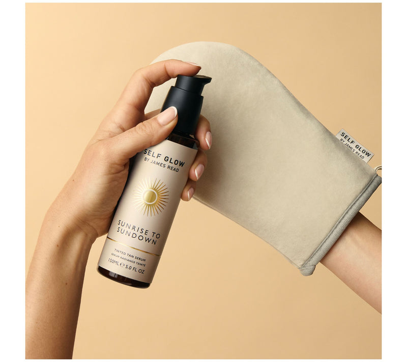 Self Glow by James Read Sunrise to Sundown Tanning Serum w/ Mitt — View 2