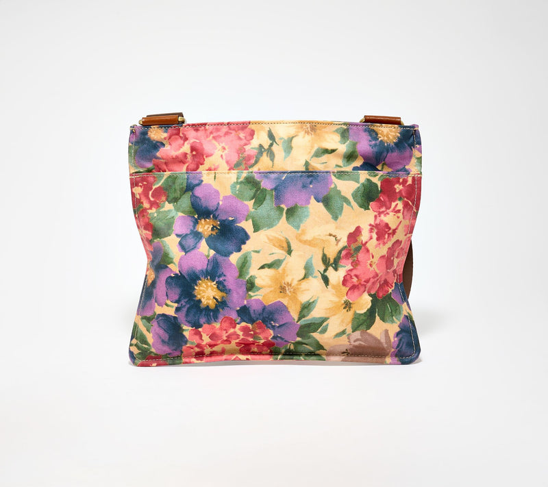 "As Is" Patricia Nash Martine Crossbody Coated Canvas — View 3