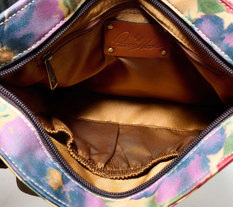 "As Is" Patricia Nash Martine Crossbody Coated Canvas — View 4
