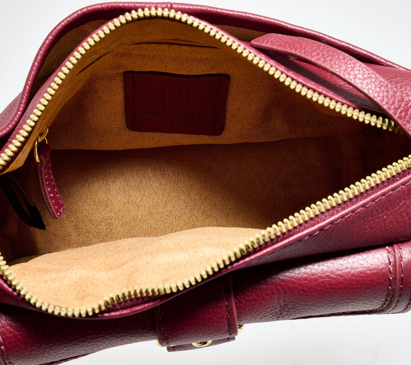 "As Is" Kim Gravel Blessed & Busy Leather East/West Crossbody — View 4