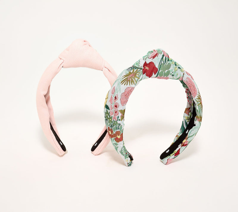 Lele Sadoughi Knotted Headband Set of 2 — Main view