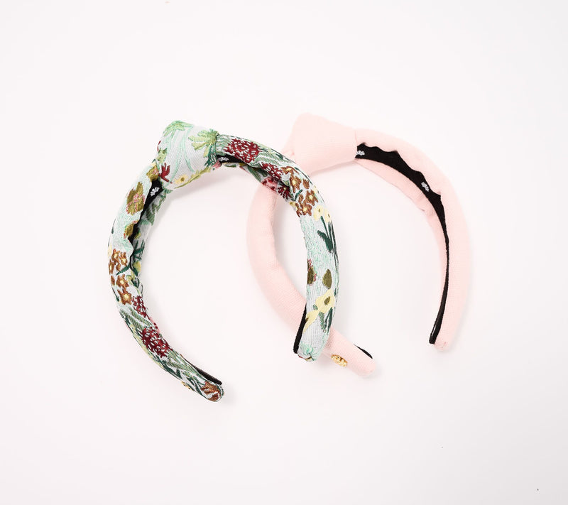 Lele Sadoughi Girls Knotted Headband Set of 2 — View 3