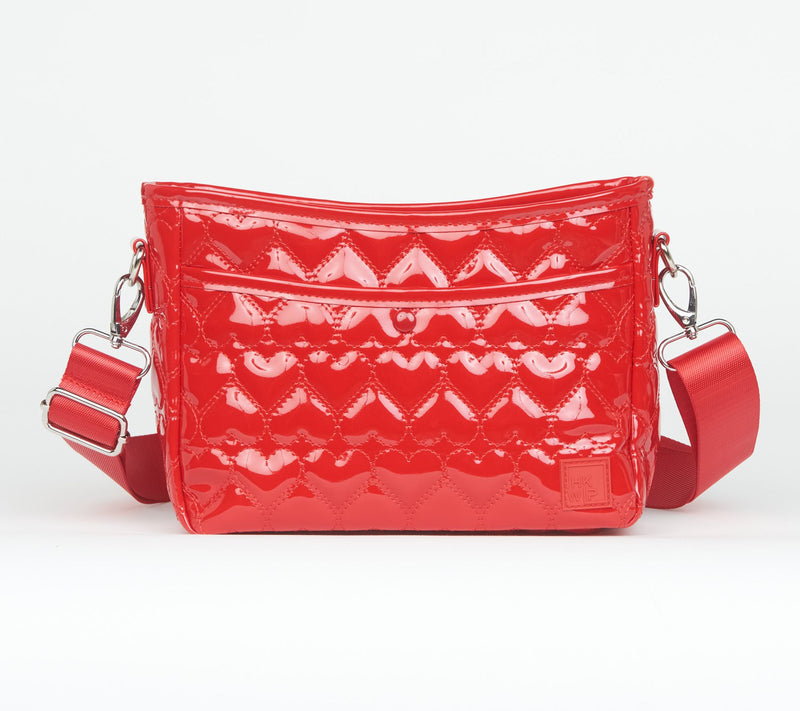 IHKWIP Mini More Love Heart Quilted Messenger Crossbody — View 18