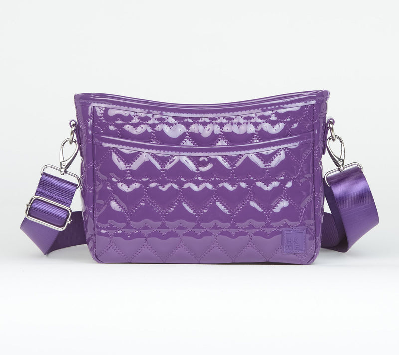 IHKWIP Mini More Love Heart Quilted Messenger Crossbody — View 23