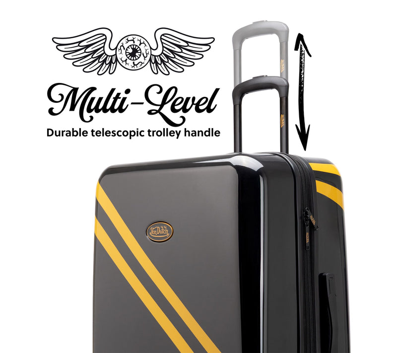 Von Dutch Rolling Striker 3-Piece Expandable Hardside Spinner — View 5