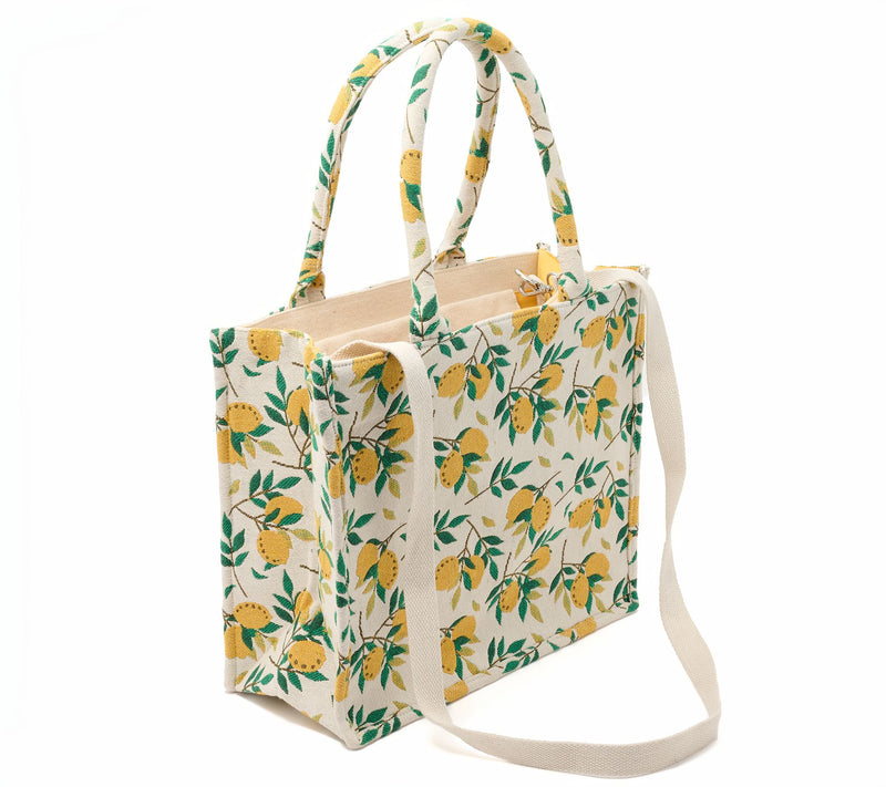 America & Beyond Beaded Brocade Destination Book Tote — View 2