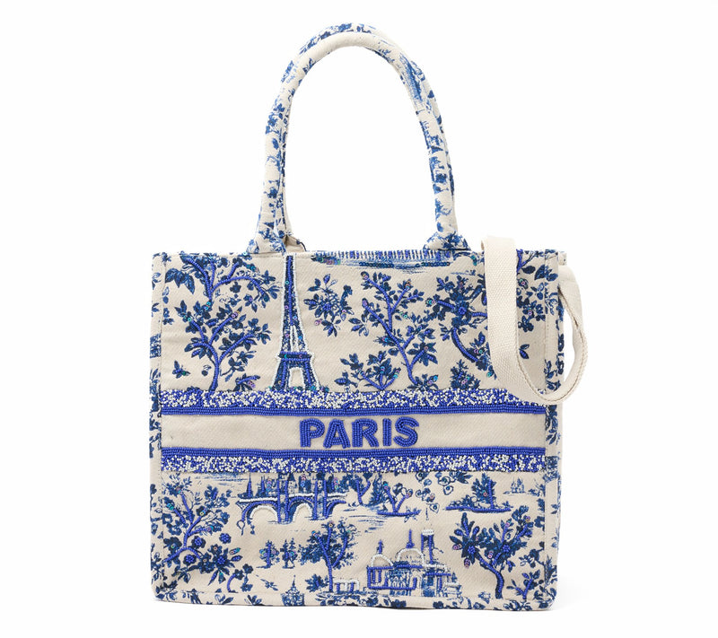 America & Beyond Beaded Brocade Destination Book Tote — View 9