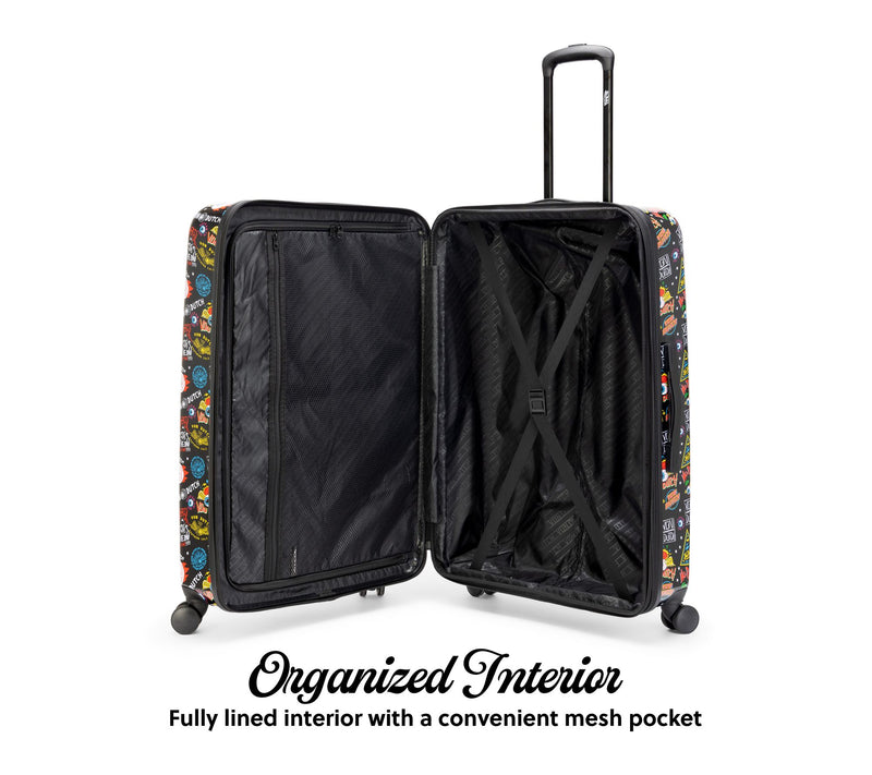 Jax Black 3-PC Expandable Hardside Spinner Luggage Set — View 2