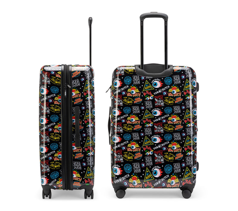 Jax Black 3-PC Expandable Hardside Spinner Luggage Set — View 5