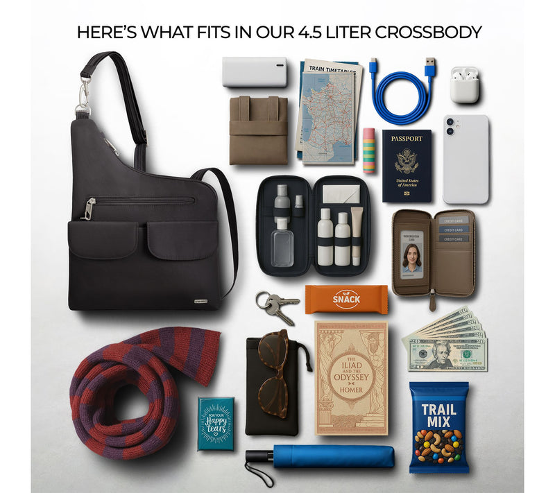 Travelon Anti-Theft Classic Crossbody Bag — View 6