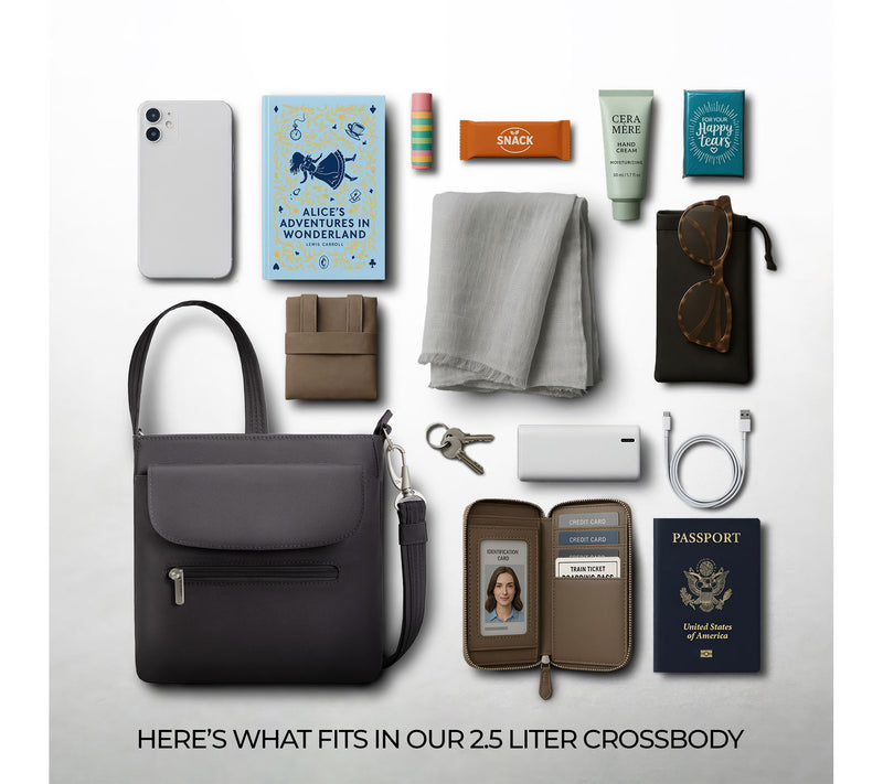Travelon Anti-Theft Classic Mini Shoulder Bag — View 6