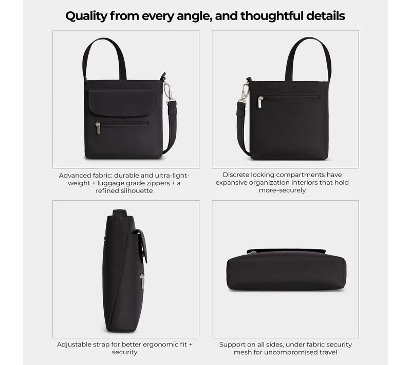 Travelon Anti-Theft Classic Mini Shoulder Bag — View 5