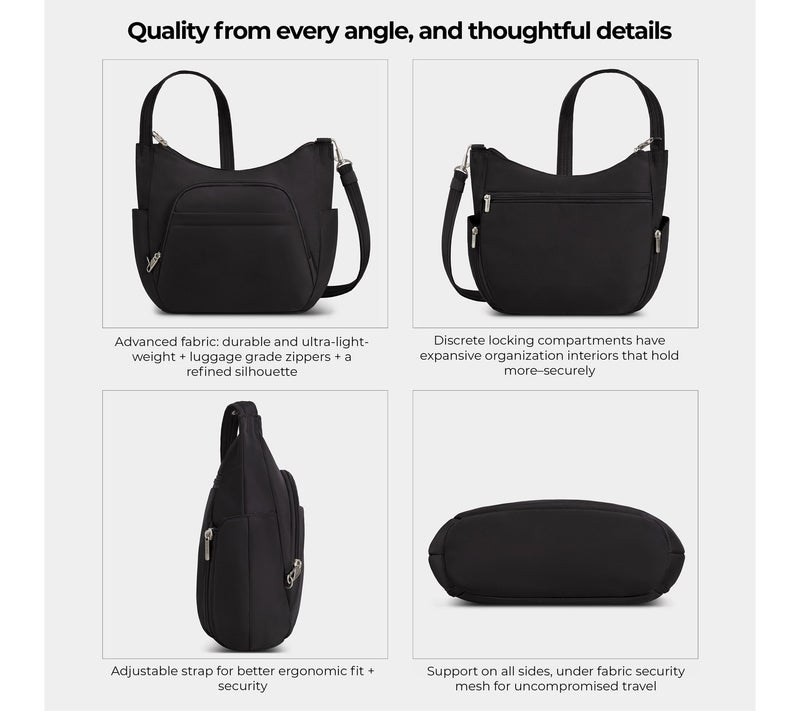 Travelon Anti-Theft Classic Crossbody Bucket Bag — View 5