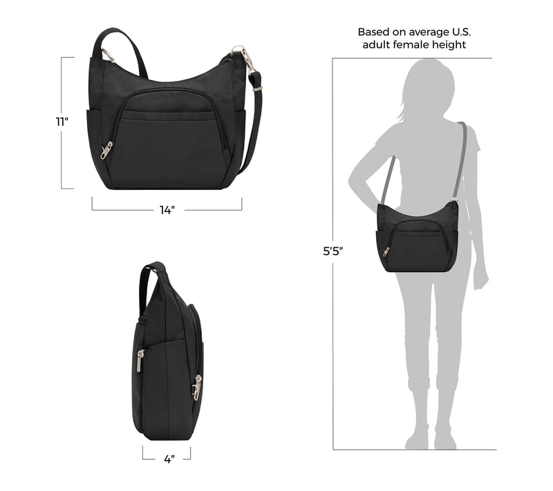 Travelon Anti-Theft Classic Crossbody Bucket Bag — View 4