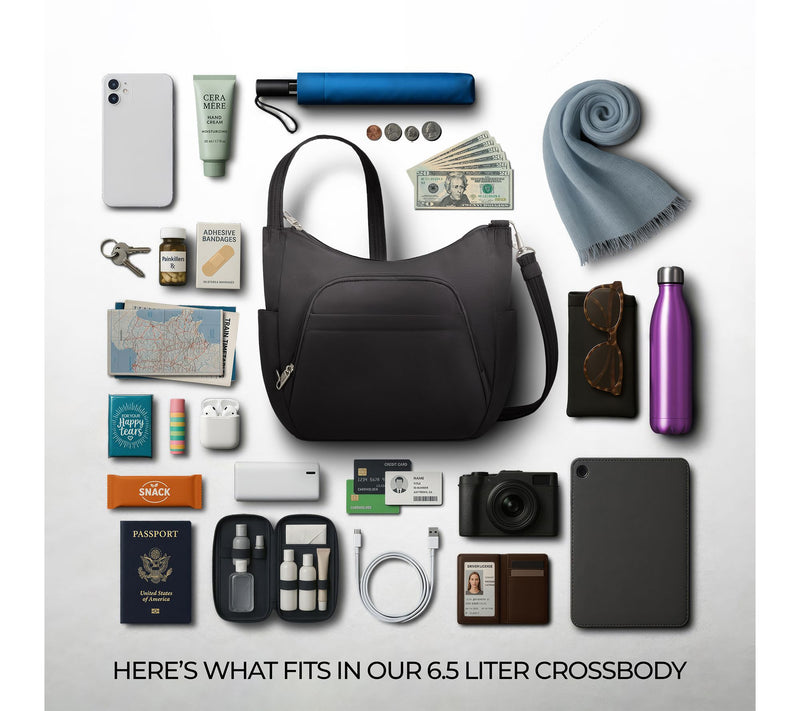 Travelon Anti-Theft Classic Crossbody Bucket Bag — View 6