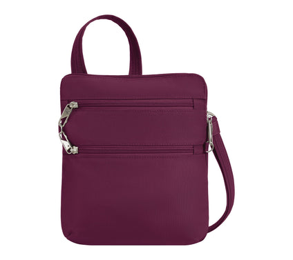 Travelon Anti-Theft Classic Slim Double Zip Crossbody