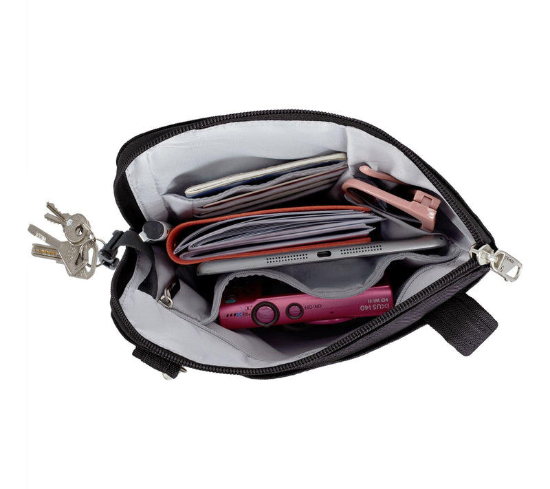 Travelon Anti-Theft Classic Slim Double Zip Crossbody — View 7