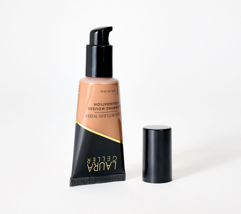 Laura Geller Weightless Whip Blurring Mousse Foundation w/ Brush — View 20