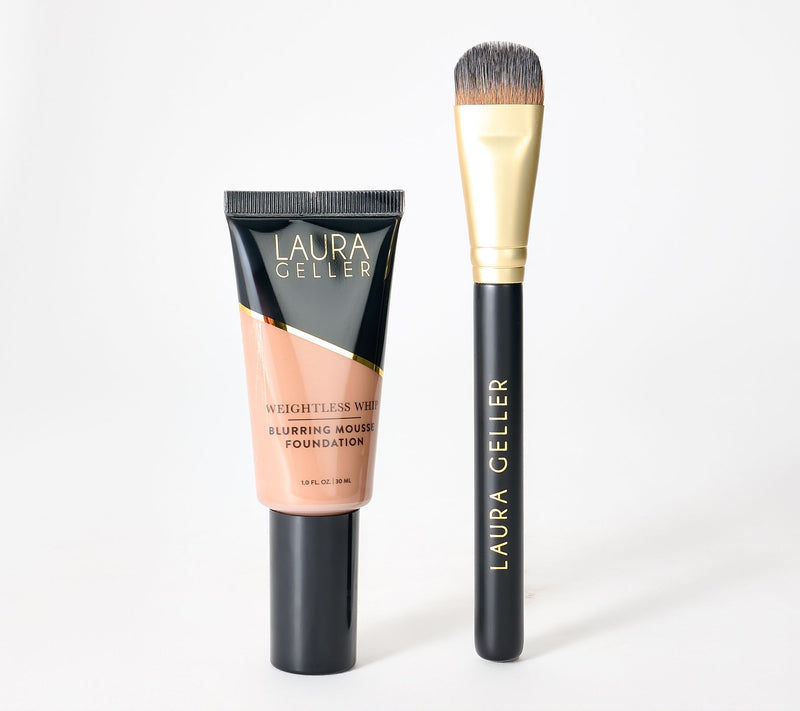 Laura Geller Weightless Whip Blurring Mousse Foundation w/ Brush — View 15