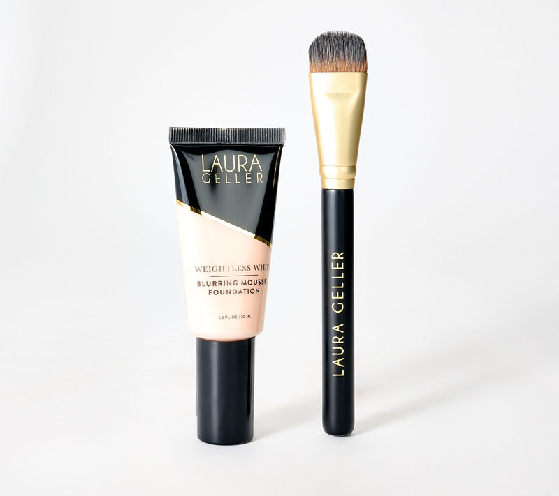 Laura Geller Weightless Whip Blurring Mousse Foundation w/ Brush — View 3