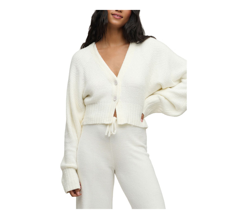 Barefoot Dreams CozyChic Lite Cotton Ribbed Button Front Cardi — View 13