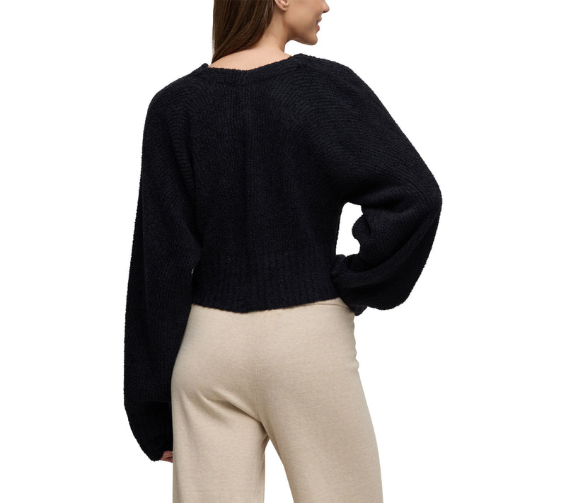 Barefoot Dreams CozyChic Lite Cotton Ribbed Button Front Cardi — View 7