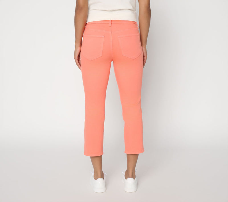 NYDJ Chloe Capri w/ 3 Inch Side Slit — View 11