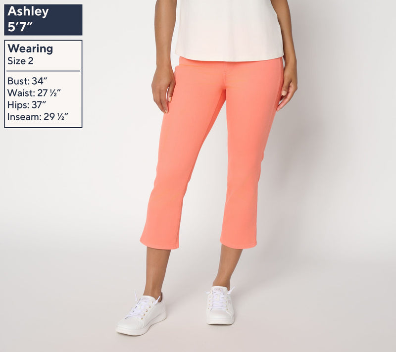 NYDJ Chloe Capri w/ 3 Inch Side Slit — View 10