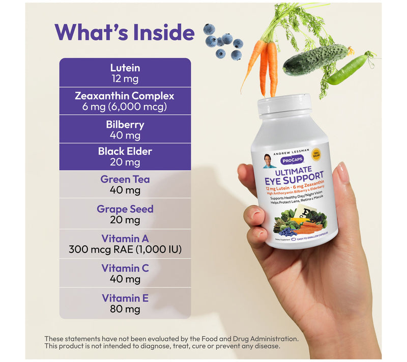 Andrew Lessman Ultimate Eye Support 180 Softgels — View 4
