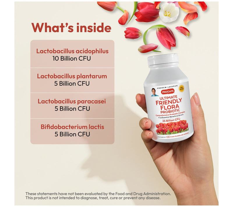 Andrew Lessman Ultimate Friendly Flora 240 Capsules — View 3