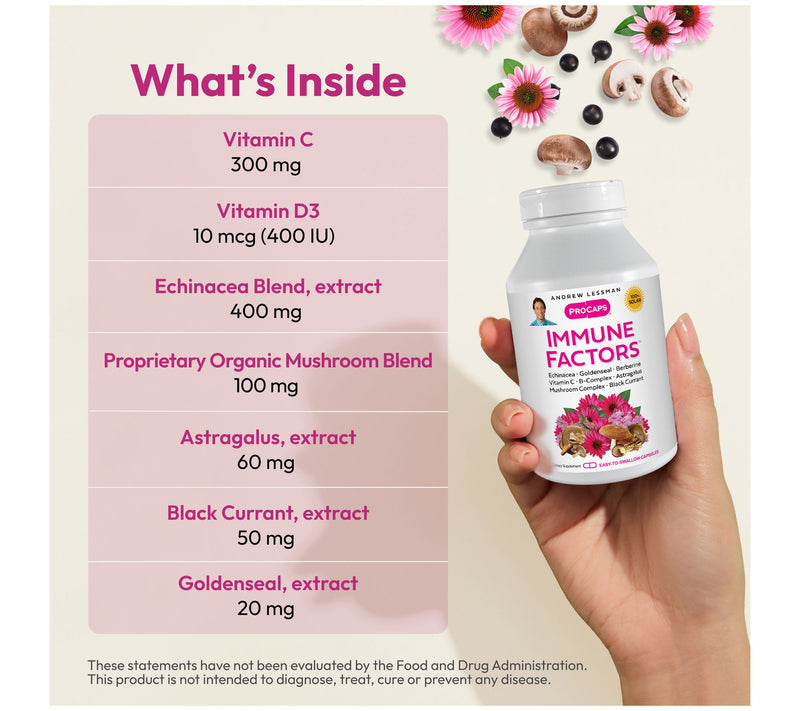 Andrew Lessman Immune Factors 180 Capsules — View 2