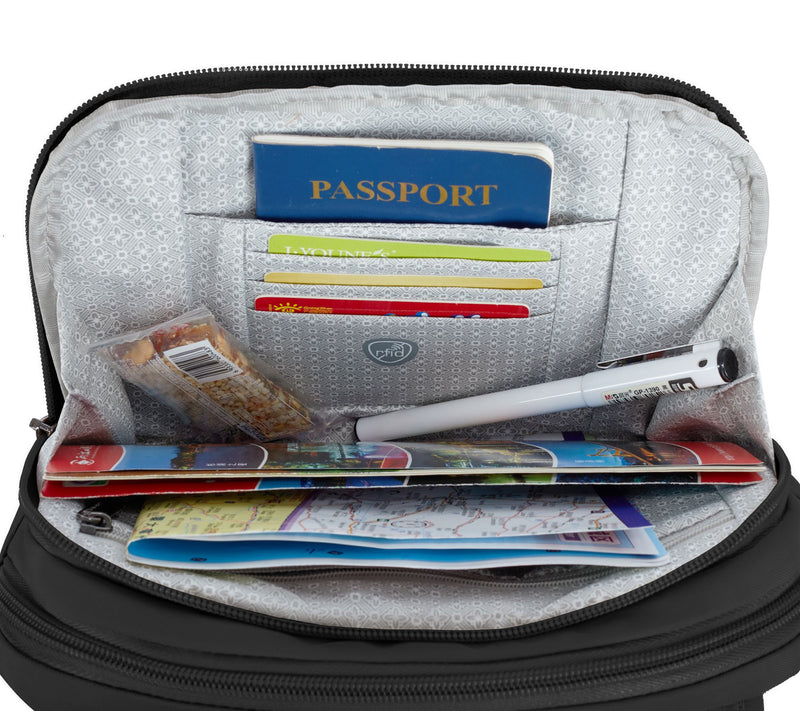 Travelon Anti-Theft Runways Double CompartmentCrossbody — View 6