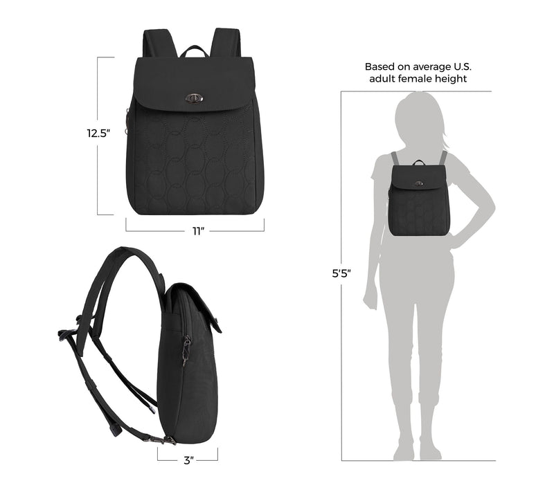 Travelon Anti-Theft Runways Compact Backpack — View 2
