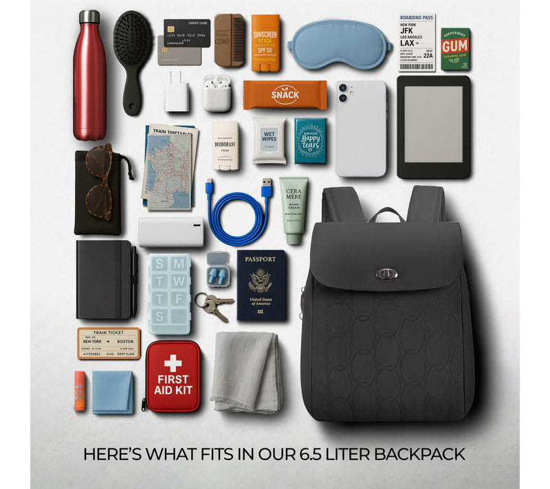Travelon Anti-Theft Runways Compact Backpack — View 4