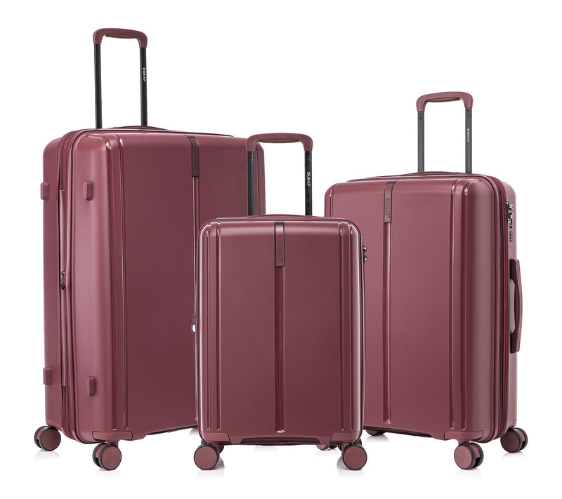 DUKAP Airley Lightweight Hardside Spinner 3-Piece Luggage Set — View 7