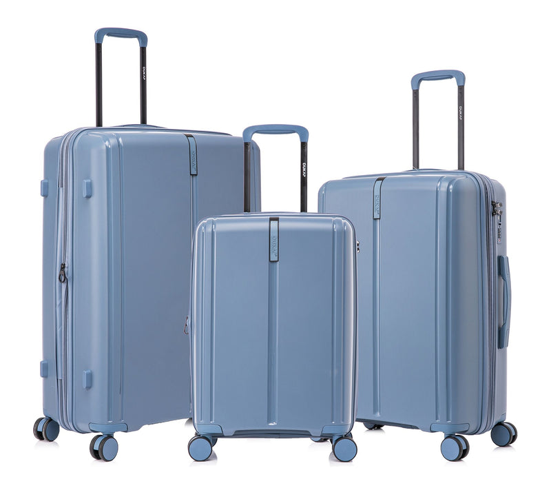 DUKAP Airley Lightweight Hardside Spinner 3-Piece Luggage Set — View 5