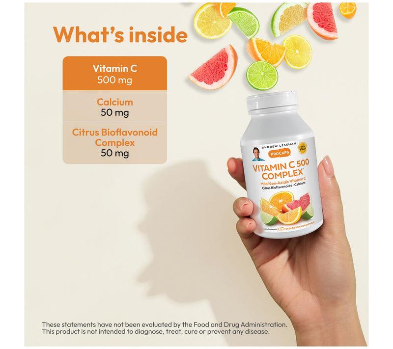 Andrew Lessman Vitamin C-500 Complex 180 Capsules — View 2