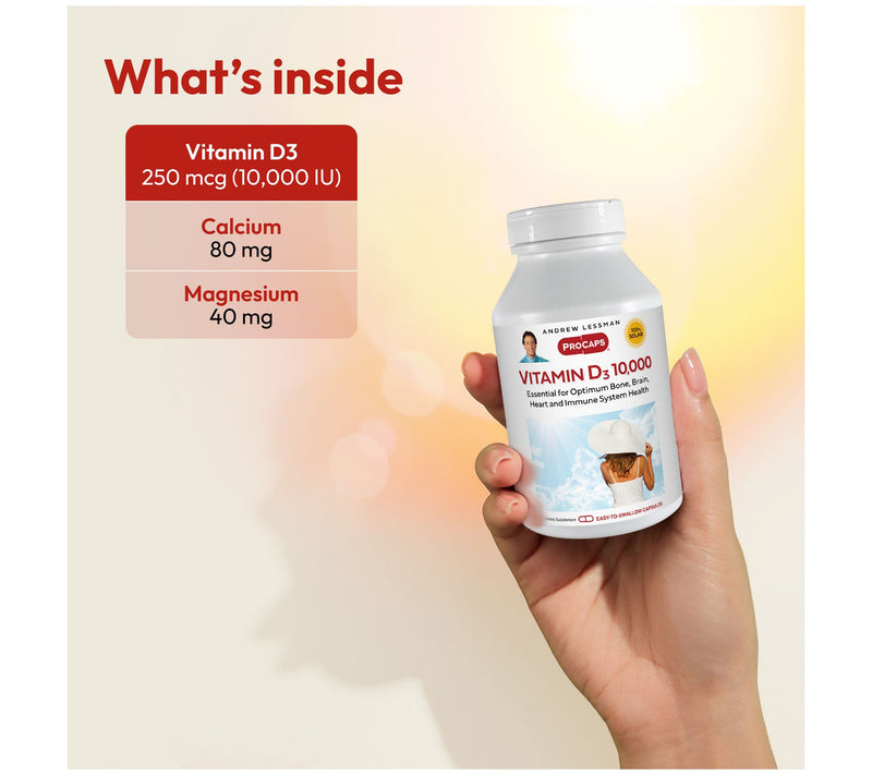 Andrew Lessman Vitamin D3 10,000 720 Capsules — View 2