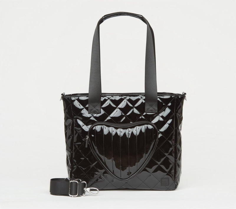 "As Is" IHKWIP Be My Valentine Heart Tote with Crossbody Strap — View 19