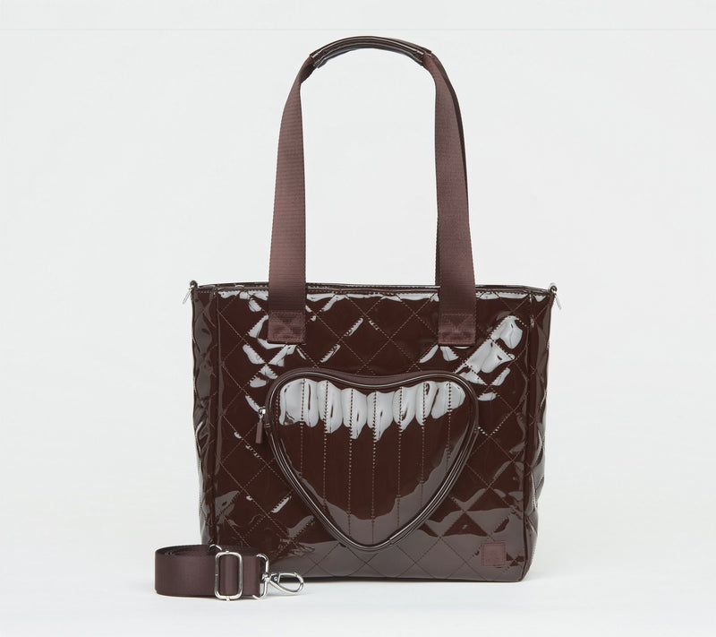 "As Is" IHKWIP Be My Valentine Heart Tote with Crossbody Strap — View 21